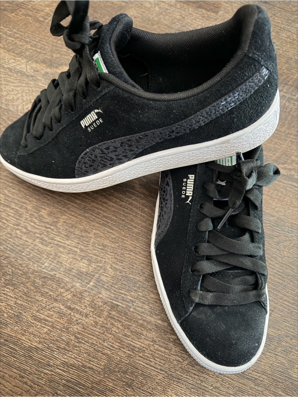 Puma Black Suede Iridium Wild (or Iri Wild)